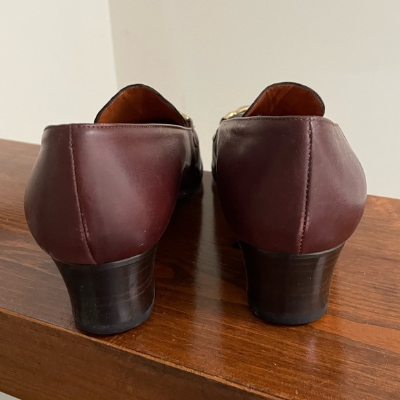 Brown and snakeskin Italian loafers 6 1/2 - Picture 8 of 13